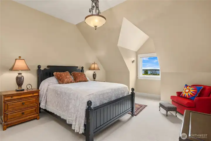 The first bedroom on the upper floor