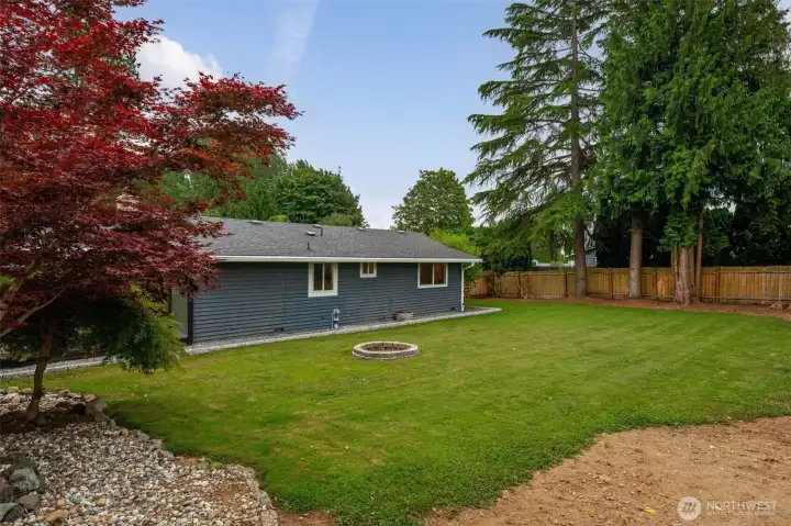 One of the home's standout features is the oversized yard. One of the home's standout features is the oversized yard.