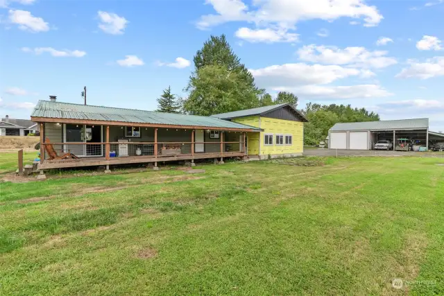 Back Covered Deck