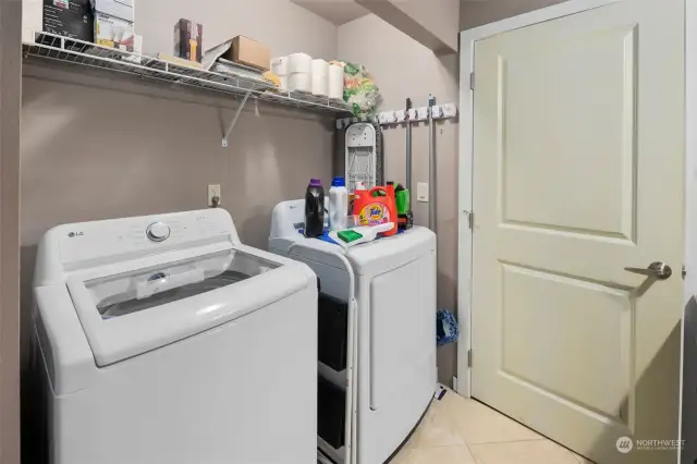 Laundry, located in Hall Bathroom