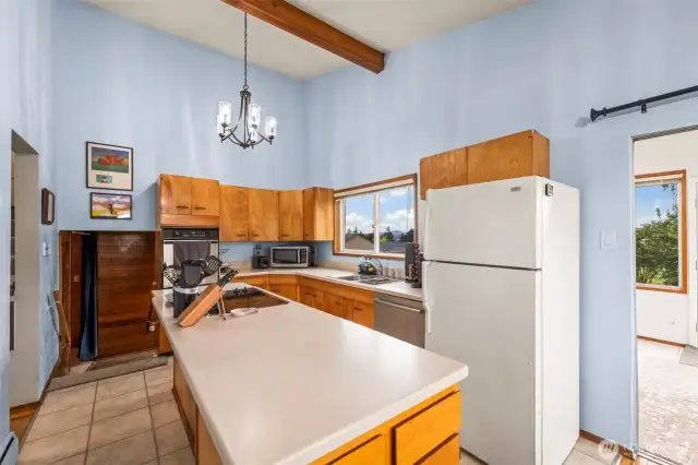 Kitchen with huge island