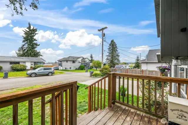 View from the front porch