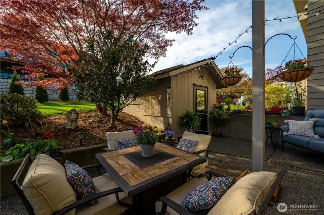 Private Backyard Bliss- Fully fenced with dual gated access, a private patio, and your own garden shed—this backyard is ready for summer evenings, morning coffees, and everything in between.