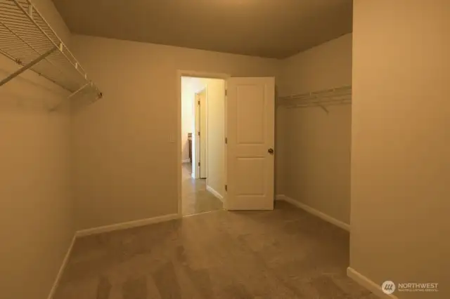 Large walk-in closet caps the spacious primary retreat!