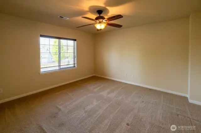 Three additional bedrooms upstairs.