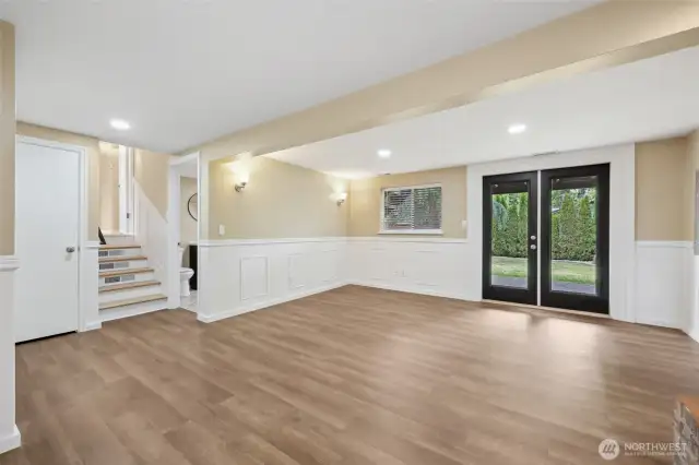 Lower level family room