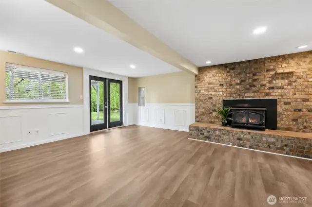 Lower level family room