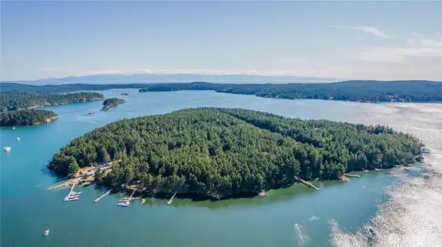 Overview of the island