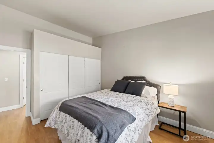 Primary bedroom with a large closet