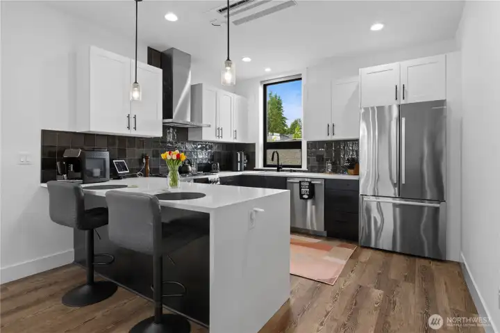 Kitchen with eating space