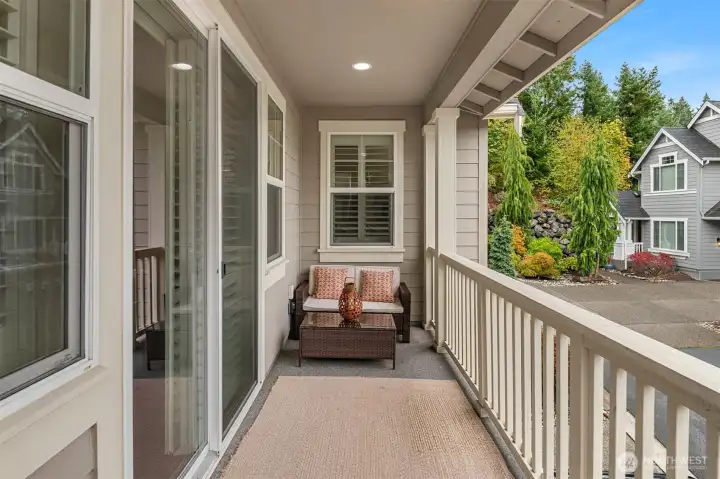 Enjoy territorial views from this covered front deck.