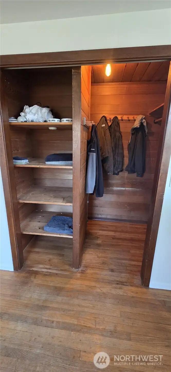 Awesome cedar lined big closet.
