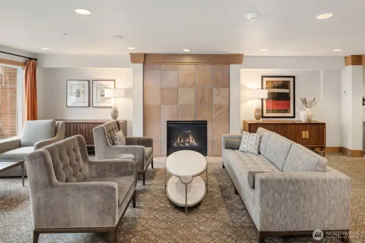 Ballard Place - Lobby Living Room