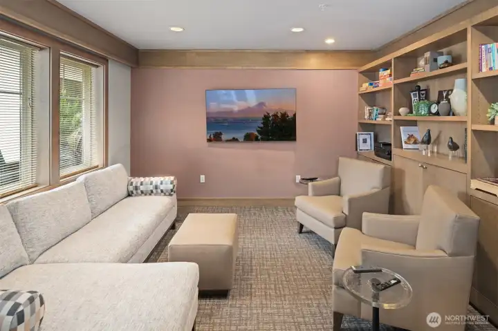 Club House - Library and TV Room