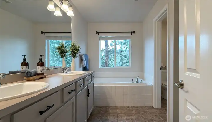 5 piece primary bathroom