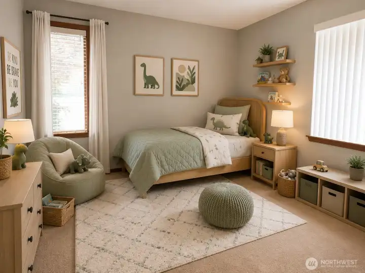 Bedroom 3 Virtually Staged