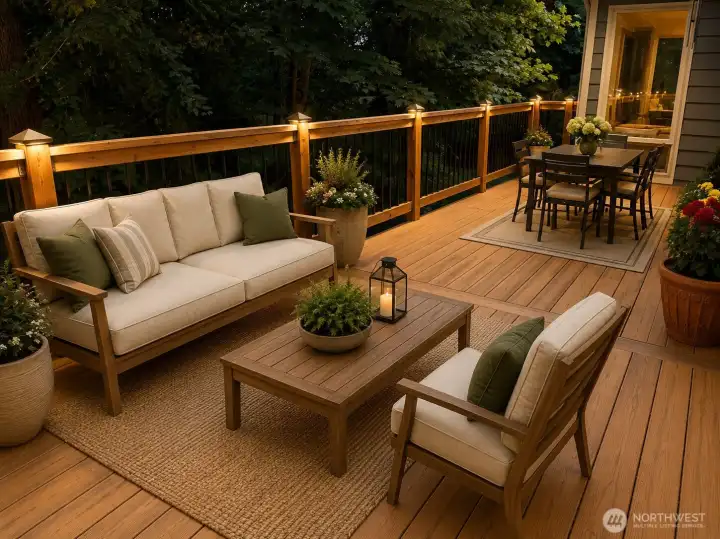 Deck Virtually Staged