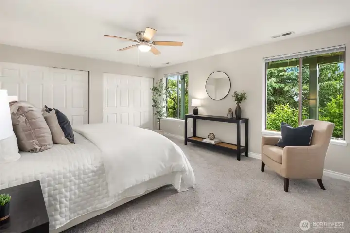 2 of 2 HUGE lower bedrooms on lower level.