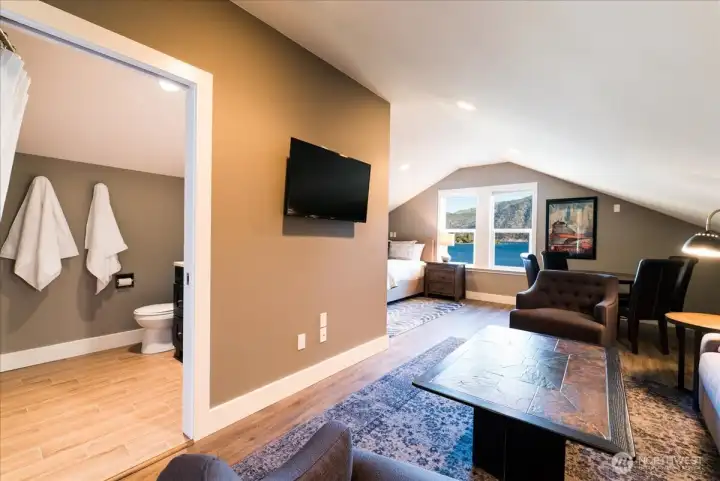 Space above garage Space above garage