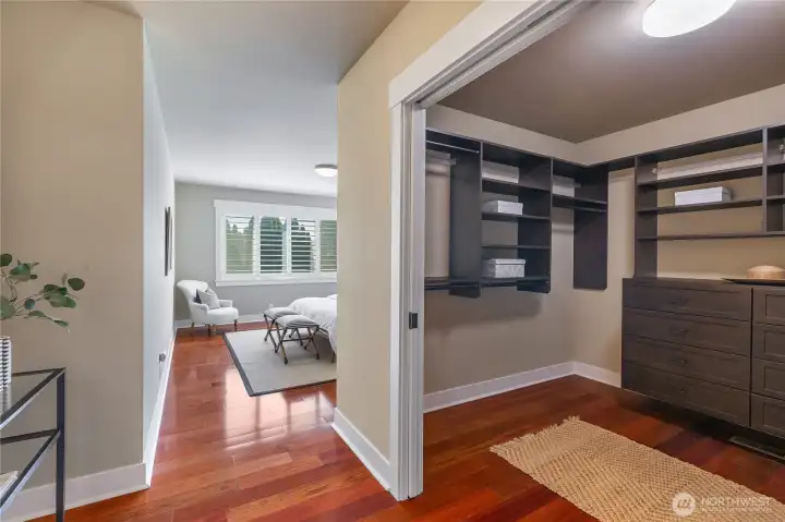 Entry into primary bedroom suite.