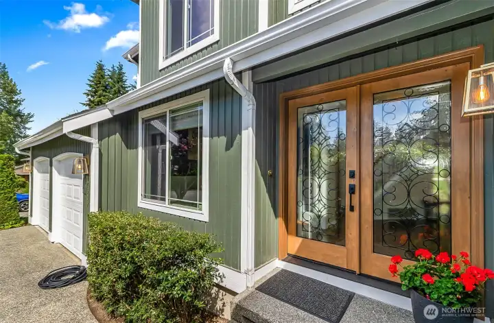 Custom front doors