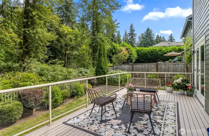 This is just one of two back decks