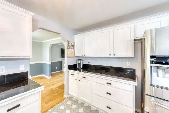 Kitchen with lots of cabinet space!