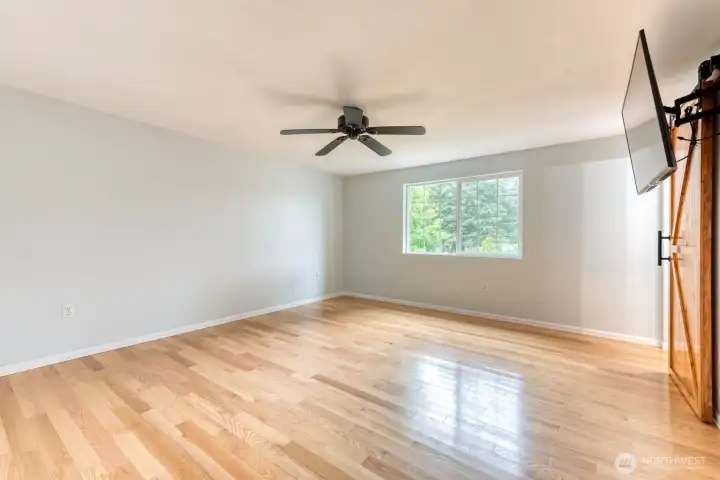 Primary Expansive Bedrooom with Lots of Natural Light