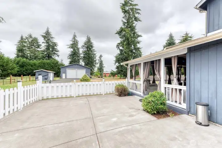 Patio off of Covered Deck area