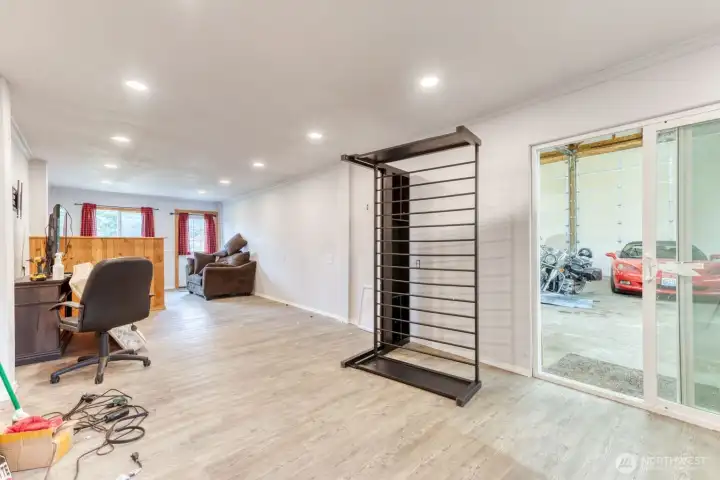 Potential Office or Bonus Space Adjacent to Shop with Private Entry