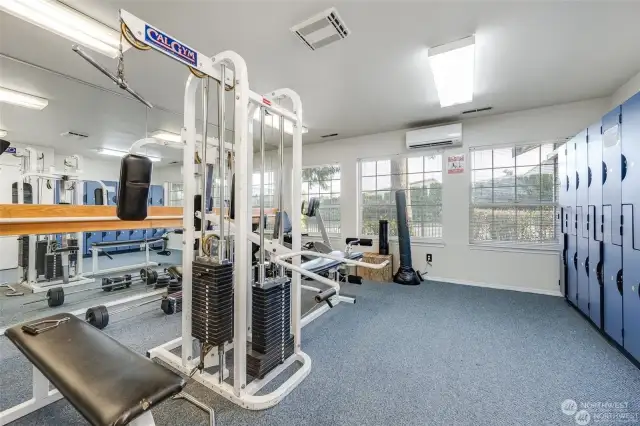 Gym located in Clubhouse