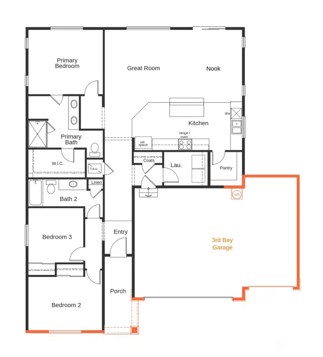 Layout of the 1630B.