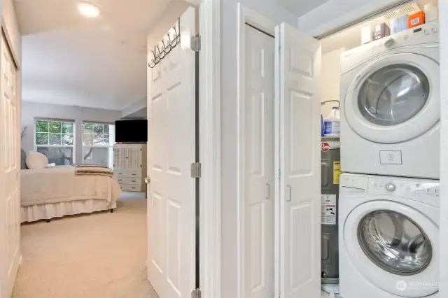 stacking washer and dryer