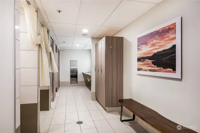 Men's & Women's locker rooms are adjacent to pool, weight room and sauna for easy access place to keep your clothes and a good rinse after your workout