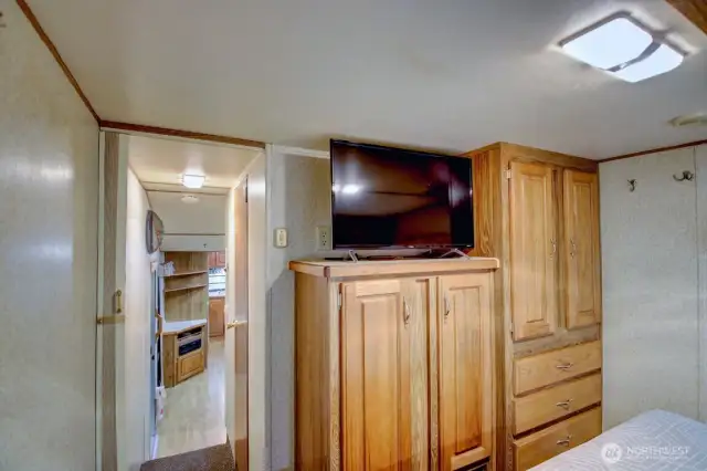 Additional storage/closet in room