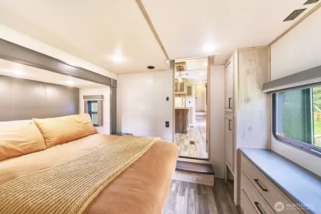 Bedroom 2 also with a king bed and en-suite bathroom