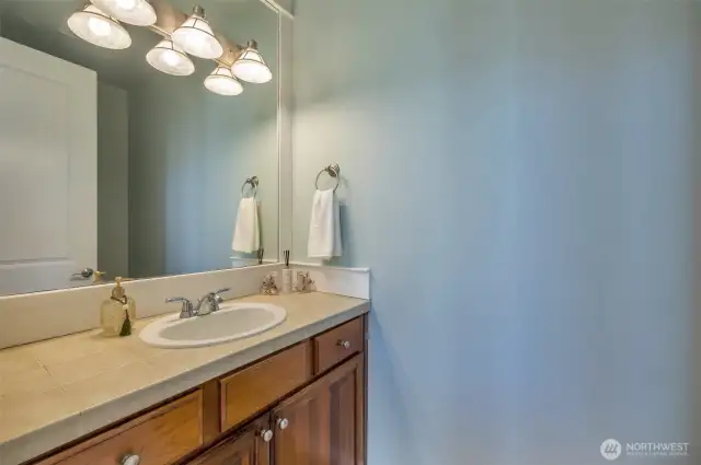Powder room on main floor