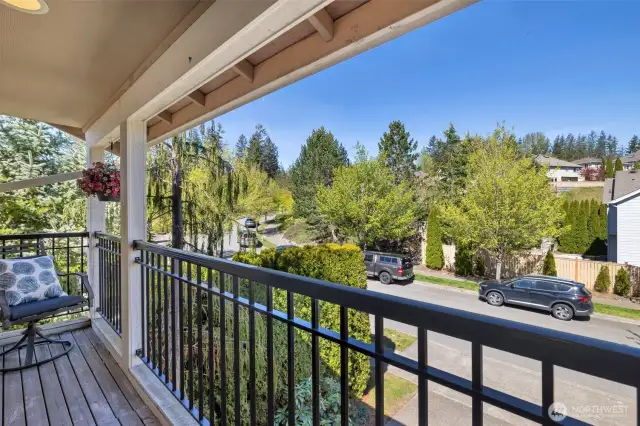 View balcony off bonus room