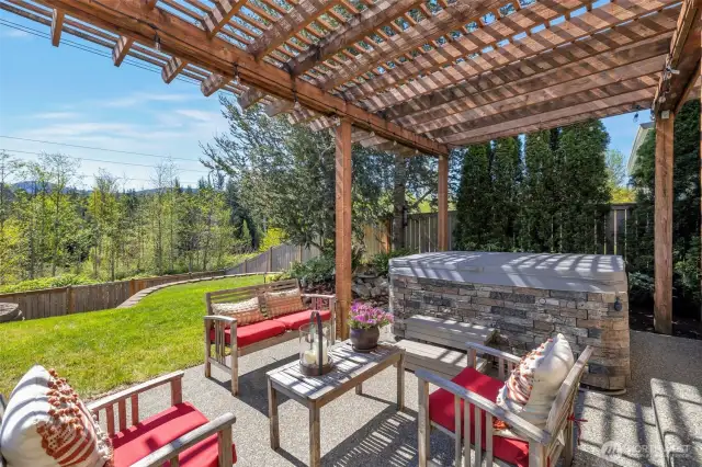 Private backyard sanctuary