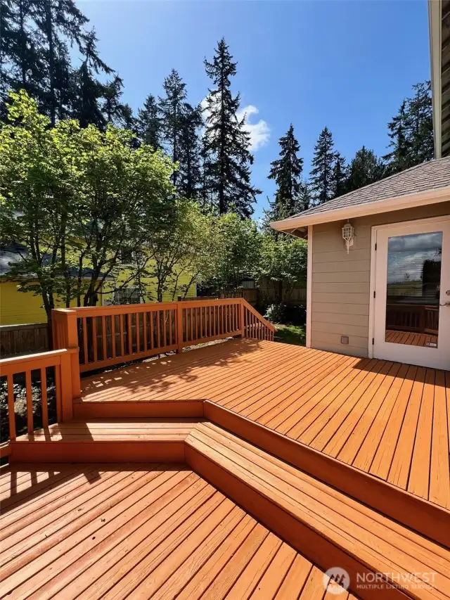 Deck Facing Greenbelt
