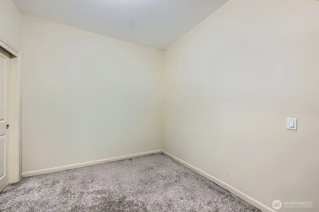 The second bedroom is perfect for a home office.