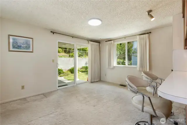 Formal Dining or rec room