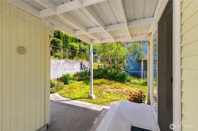 Covered patio