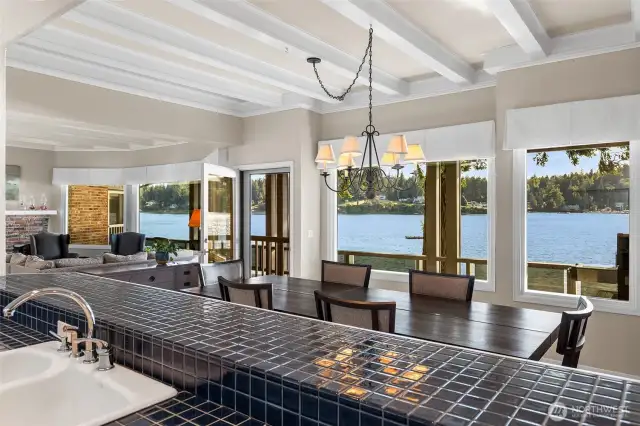 All the views from the kitchen on main floor