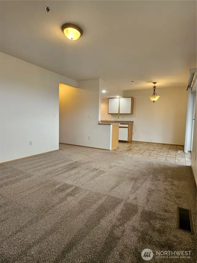 Living Room & Dining Area