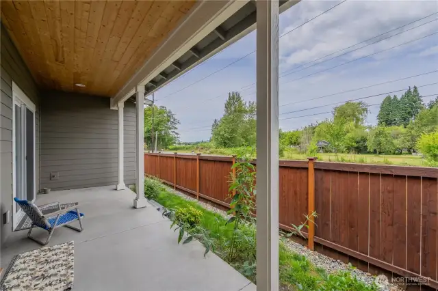 Back patio