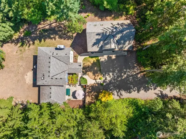 Aerial view of property.