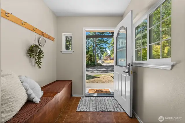 Front entryway.