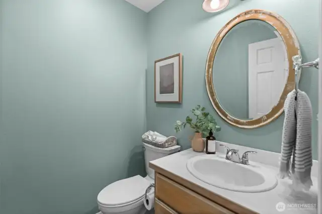 Half bathroom on main floor.