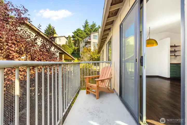 Private balcony